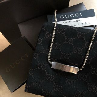 グッチ(Gucci)のGUCCI ★ロゴプレートチョーカー【正規品】(ネックレス)