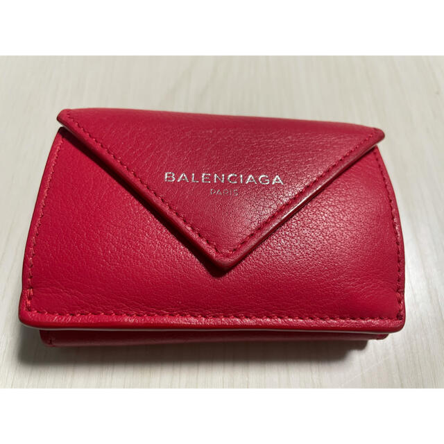 『Balenciaga』 バレンシアガ ペーパーミニウォレット 三つ折り財布 財布