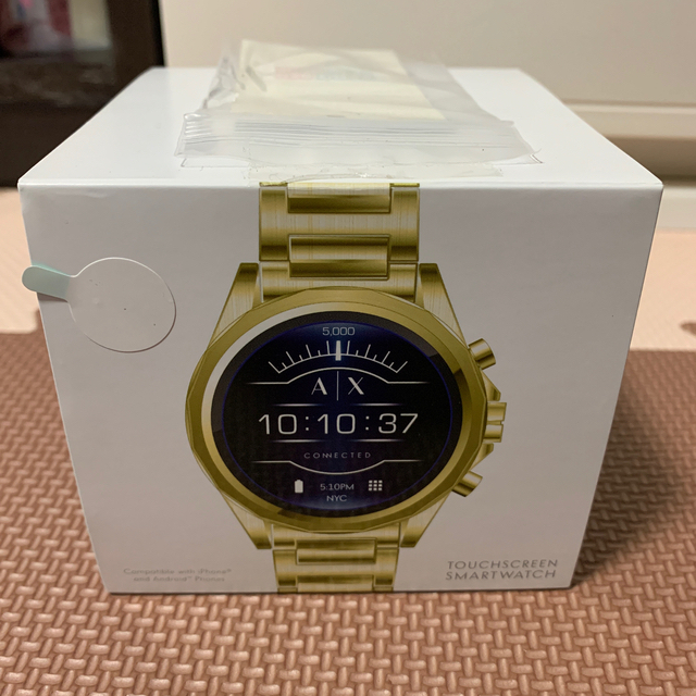 ARMANI EXCHANGE(アルマーニエクスチェンジ)のARMANI exchange スマートウォッチ 金 メンズの時計(腕時計(デジタル))の商品写真