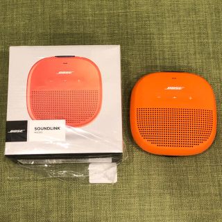 ボーズ(BOSE)の中古 BOSE SOUNDLINK micro オレンジ(ポータブルプレーヤー)