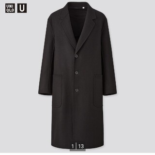 ユニクロ(UNIQLO)のj.life様　UNIQLO U ダブルフェイスオーバーコート(チェスターコート)