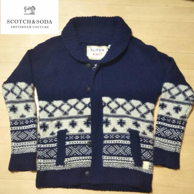 SCOTCH & SODA(スコッチアンドソーダ)の期間限定値引き★スコッチアンドソーダ ニット カーディガン 厚手 メンズのトップス(ニット/セーター)の商品写真