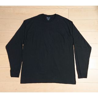 チャンピオン(Champion)の新品 CHAMPION ロンT  ビッグシルエット 長袖 Tシャツ ブラック(Tシャツ/カットソー(七分/長袖))