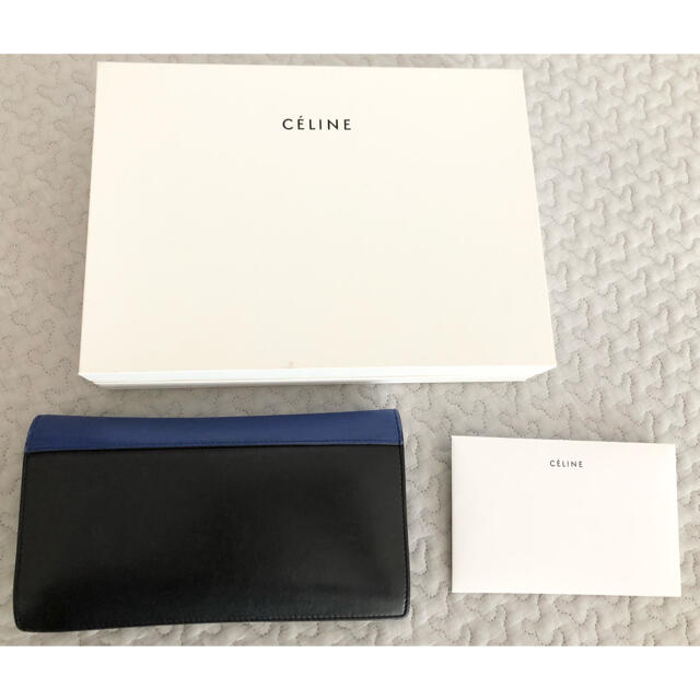 celine(セリーヌ)のCELINE セリーヌ 財布 長財布 クラッチウォレット バイカラー レディースのファッション小物(財布)の商品写真