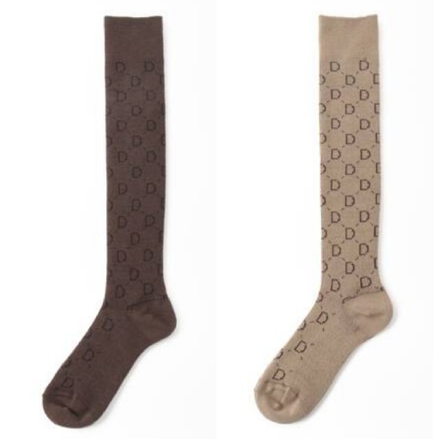 DEUXIEME CLASSE(ドゥーズィエムクラス)の完売Deuxieme Classeの  jacquard socks，２足セット レディースのレッグウェア(ソックス)の商品写真