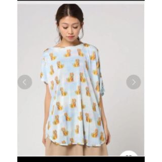 ツモリチサト(TSUMORI CHISATO)のmini様ツモリチサト　S (S)ビルバオプチキャットＴ　(Tシャツ(半袖/袖なし))