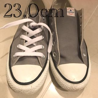 コンバース(CONVERSE)の値下★グレー♡コンバーススニーカー♡23.0㎝(スニーカー)