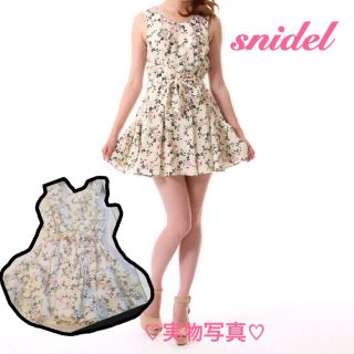 スナイデル(SNIDEL)のsnidel♡コラボワンピ(ミニワンピース)