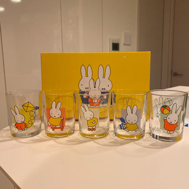 【未使用品】Miffyミッフィー グラス5個セット　日本製