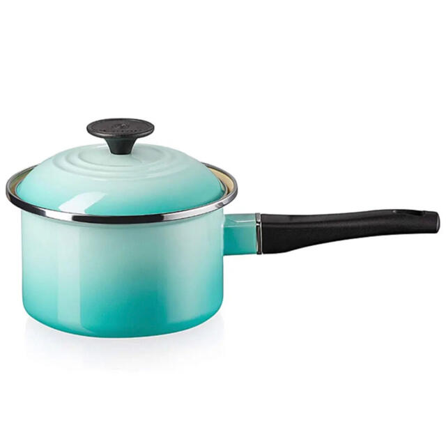 LE CREUSET(ルクルーゼ)の★新品未使用★ル・クルーゼ　ソースパン 16cm クールミント インテリア/住まい/日用品のキッチン/食器(鍋/フライパン)の商品写真