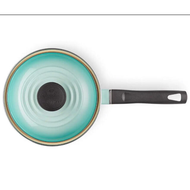 LE CREUSET(ルクルーゼ)の★新品未使用★ル・クルーゼ　ソースパン 16cm クールミント インテリア/住まい/日用品のキッチン/食器(鍋/フライパン)の商品写真