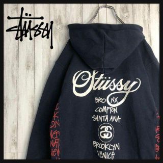 STUSSY - 【最高デザイン】 STUSSY ワールドツアー 総柄 即完売 ...