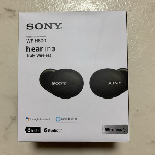 SONY(ソニー)のSONY ワイヤレスイヤホン　WF-H800 スマホ/家電/カメラのオーディオ機器(ヘッドフォン/イヤフォン)の商品写真