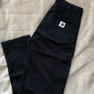 カーハート(carhartt)のCathartt WIP カーハート ピースパンツ 黒(ワークパンツ/カーゴパンツ)