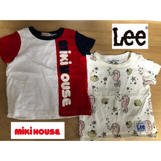 ミキハウス(mikihouse)のミキハウス　リーLEE 80cm Tシャツ2枚セット　半袖(Ｔシャツ)