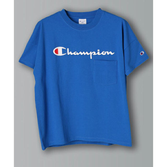 E hyphen world gallery(イーハイフンワールドギャラリー)のChampionコラボTシャツ レディースのトップス(Tシャツ(半袖/袖なし))の商品写真