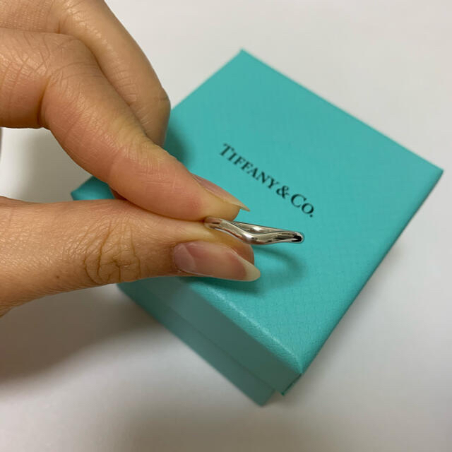 TIFFANY&Co. カーブドバンドリング　13号