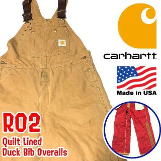 カーハート(carhartt)のUSA製 Carhartt カーハート ダブルニー ダック オーバーオール 36(サロペット/オーバーオール)