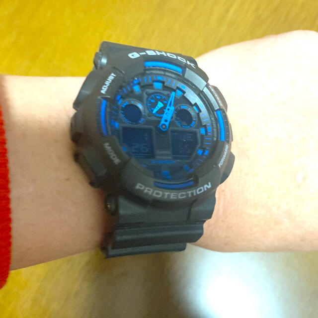 CASIO(カシオ)のCASIO G-SHOCK   GA-100-1A2DR メンズの時計(腕時計(アナログ))の商品写真