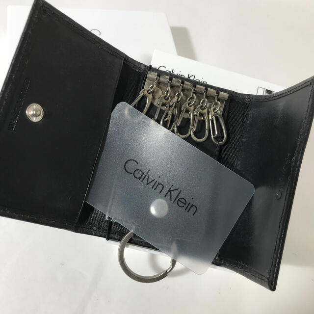 Calvin Klein(カルバンクライン)の直営店購入 新品カルバンクライン 高級牛革11000円 6連キーケース メンズのファッション小物(キーケース)の商品写真