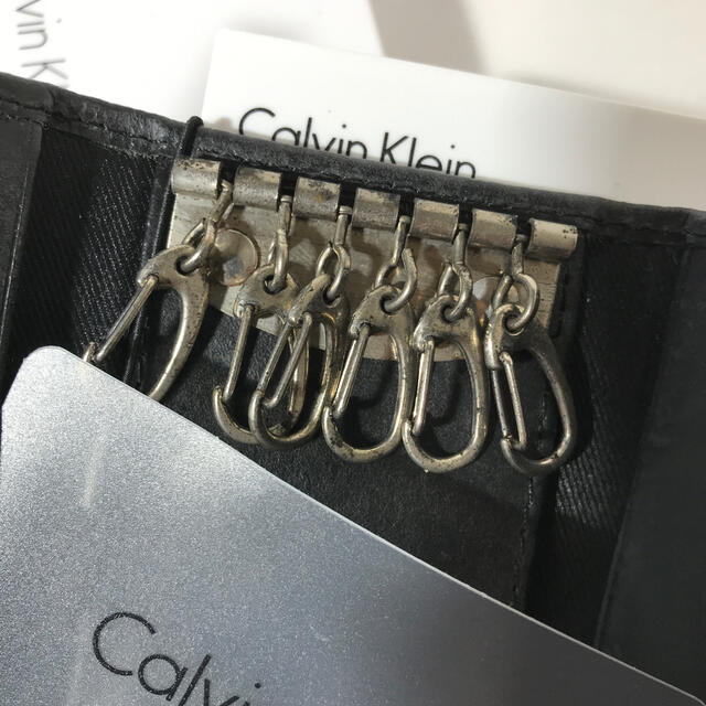 Calvin Klein(カルバンクライン)の直営店購入 新品カルバンクライン 高級牛革11000円 6連キーケース メンズのファッション小物(キーケース)の商品写真