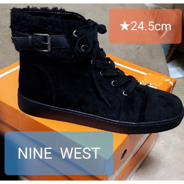 NINE WEST(ナインウエスト)のNINE  WESTのハイカットスニーカー(24.5cm) レディースの靴/シューズ(スニーカー)の商品写真