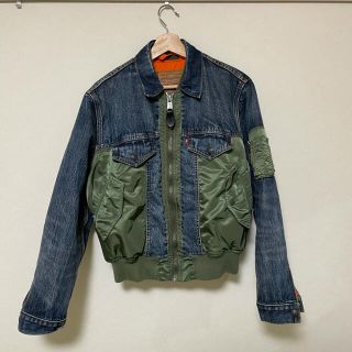 Levi's - TAKUYA∞ 着用 リーバイス MA-1 ハイブリッドジャケットの