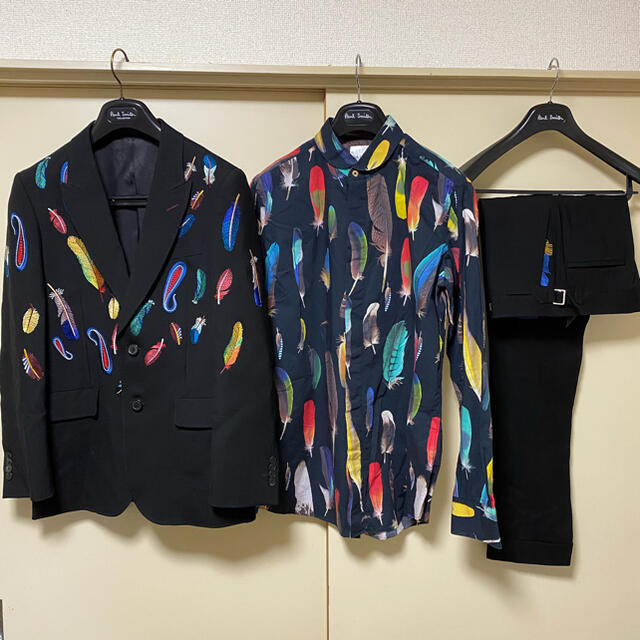 ポールスミス　セットアップスーツ　フェザー　羽根　PaulSmith  17AW