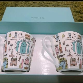 ティファニー(Tiffany & Co.)のティファニー ペア マグカップ 5th 箱付き(グラス/カップ)