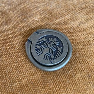 スターバックスコーヒー(Starbucks Coffee)のスタバ　スマホリング　ゴールド　スターバックス(ノベルティグッズ)