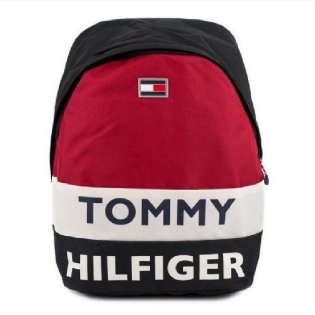 TOMMY HILFIGER(トミーヒルフィガー)のTOMMY HILFIGER トミーヒルフィガー/リュックサック/ACE/黒×白 メンズのバッグ(バッグパック/リュック)の商品写真