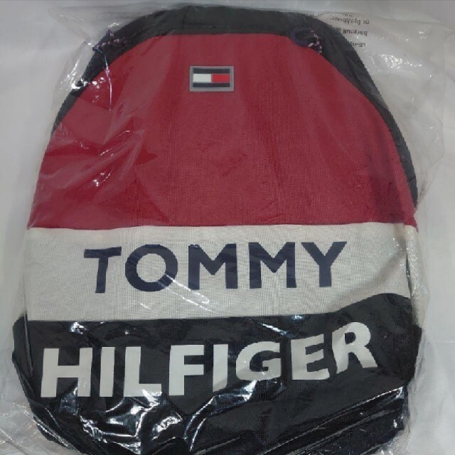 TOMMY HILFIGER(トミーヒルフィガー)のTOMMY HILFIGER トミーヒルフィガー/リュックサック/ACE/黒×白 メンズのバッグ(バッグパック/リュック)の商品写真