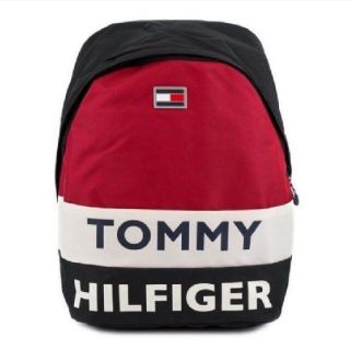 トミーヒルフィガー(TOMMY HILFIGER)のTOMMY HILFIGER トミーヒルフィガー/リュックサック/ACE/黒×白(バッグパック/リュック)