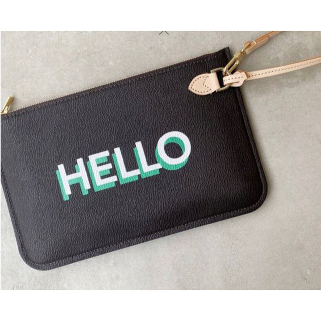 L'Appartement DEUXIEME CLASSE(アパルトモンドゥーズィエムクラス)のアパルトモン：Hello Bonjour Pouch レディースのレディース その他(その他)の商品写真