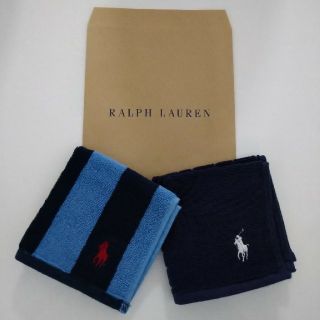 ラルフローレン(Ralph Lauren)の【新品　人気No1】ラルフローレン　タオルハンカチ(ハンカチ/ポケットチーフ)