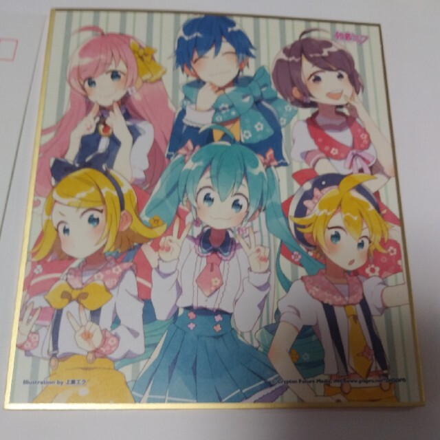 初音ミク  ミニ色紙  2枚セット エンタメ/ホビーのアニメグッズ(その他)の商品写真