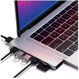 マック(Mac (Apple))の【未使用品】Satechi マルチハブ USB MacBook Pro(PC周辺機器)