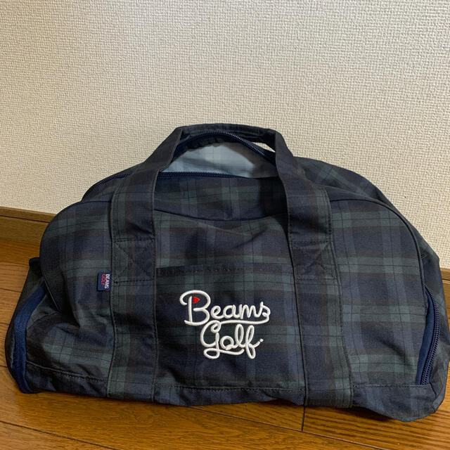 BEAMS GOLF シューズケース付きボストンバッグ