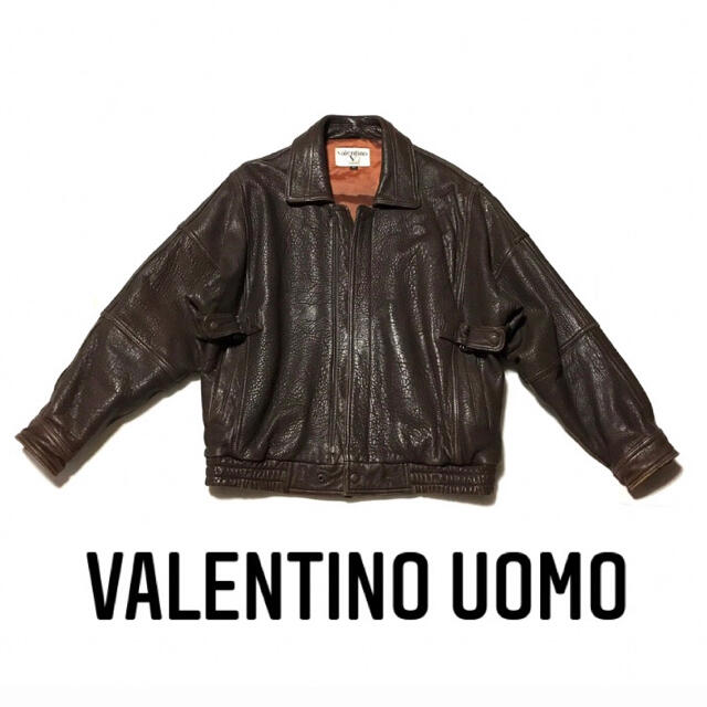 VALENTINO UOMO Size:42 Leather JKT レザージャケット