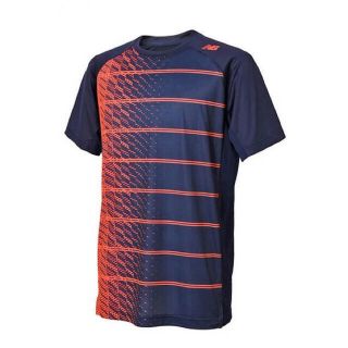 ニューバランス(New Balance)のnew balance ニューバランス テニスウェア 半袖Tシャツ紺メンズM新品(ウェア)