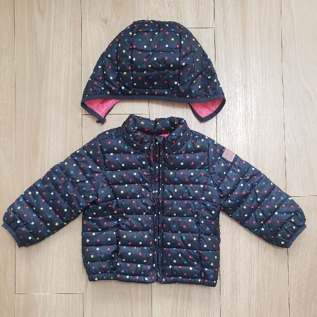 babyGAP(ベビーギャップ)のダウン　babyGAP　80 ネイビー キッズ/ベビー/マタニティのベビー服(~85cm)(ジャケット/コート)の商品写真