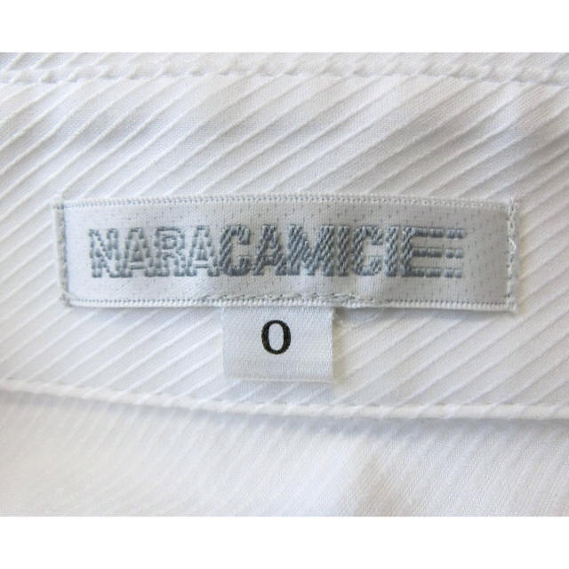 NARACAMICIE(ナラカミーチェ)のナラカミーチェ　白の半袖ブラウス0 レディースのトップス(シャツ/ブラウス(半袖/袖なし))の商品写真
