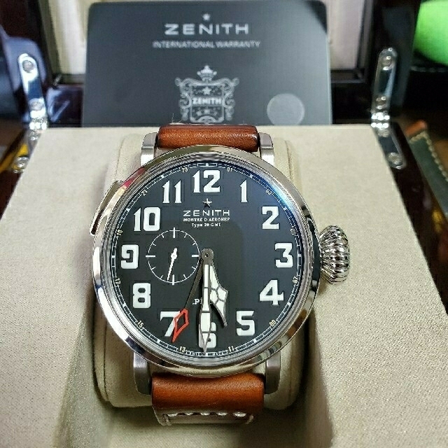 ZENITH(ゼニス)の【タッタリア様専用】ZENITH アエロネフ タイプ 20 メンズの時計(腕時計(アナログ))の商品写真