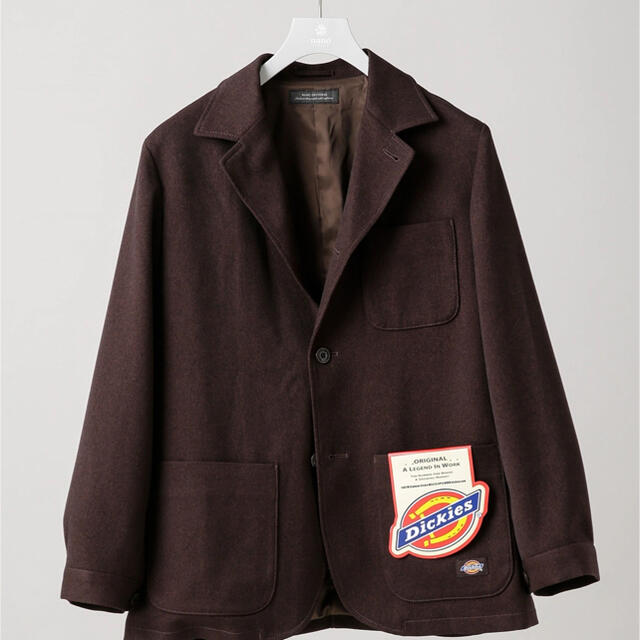 Dickies nano universe 別注 ワークジャケット S ブラウン