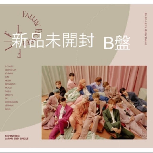 SEVENTEEN(セブンティーン)の【新品未開封】舞い落ちる花びら 初回B盤 1枚 エンタメ/ホビーのCD(K-POP/アジア)の商品写真