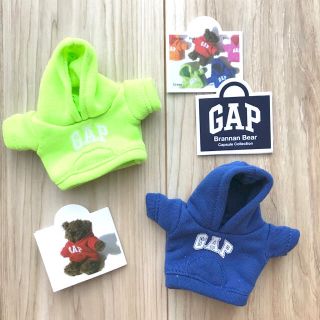 ギャップ(GAP)の《新品、未使用》GAP ガチャ ガチャガチャ パーカー 黄緑 青 かわいい(ぬいぐるみ)