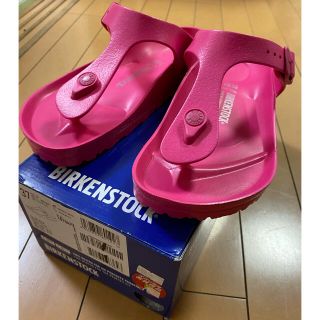 ビルケンシュトック(BIRKENSTOCK)の新品箱付定価5500円ビルケンシュトックサンダルgizehevaギゼエヴァ24(サンダル)