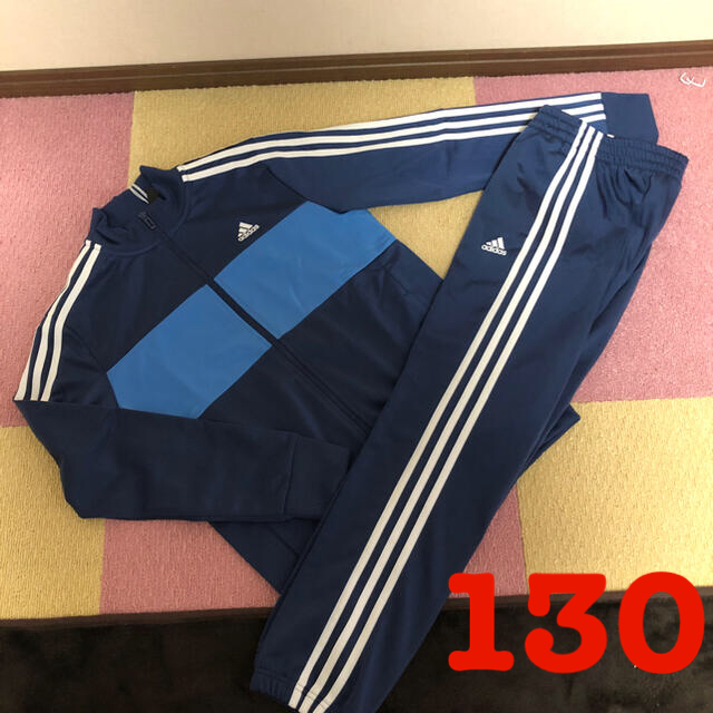 adidas(アディダス)のadidas アディダス 130 ジャージ　セットアップ キッズ/ベビー/マタニティのキッズ服男の子用(90cm~)(その他)の商品写真