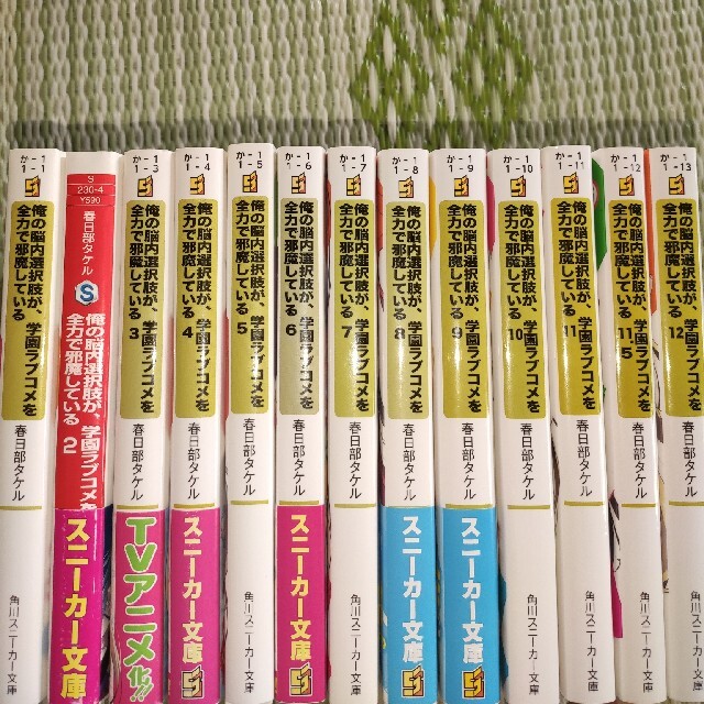 角川書店(カドカワショテン)の俺の脳内選択肢が、学園ラブコメを全力で邪魔している1～12巻 エンタメ/ホビーの本(文学/小説)の商品写真