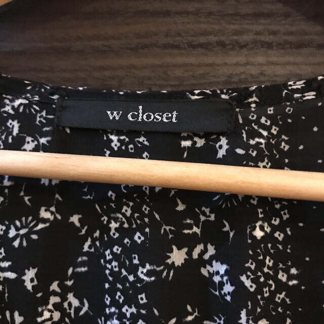 w closet(ダブルクローゼット)のダブルクローゼットシフォンワンピース美品 レディースのワンピース(ロングワンピース/マキシワンピース)の商品写真